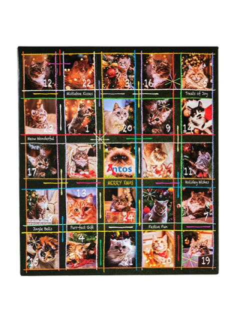 Weihnachts-Adventskalender 200 gr - Katze