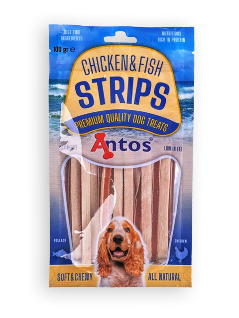 Chicken&Fish Strips 100 gr