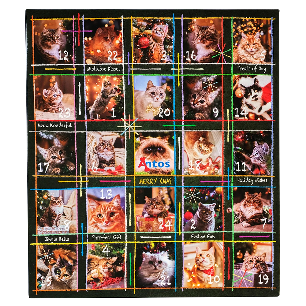 Weihnachts-Adventskalender 200 gr - Katze