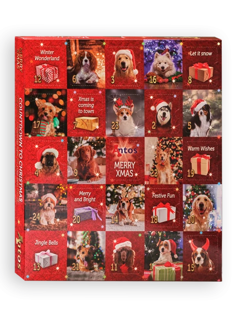 Weihnachts-Adventskalender 225 gr - Hund