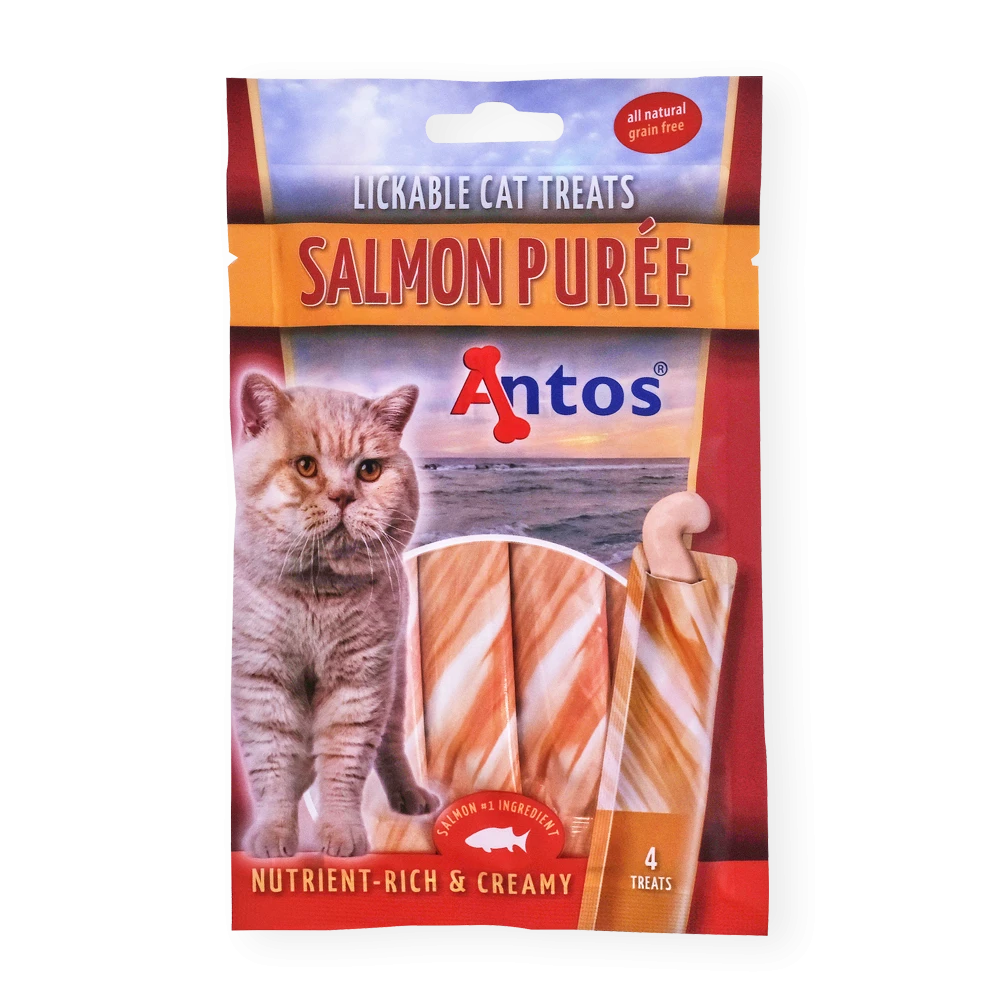 Cat Treats Purée Lachs 4 Stück