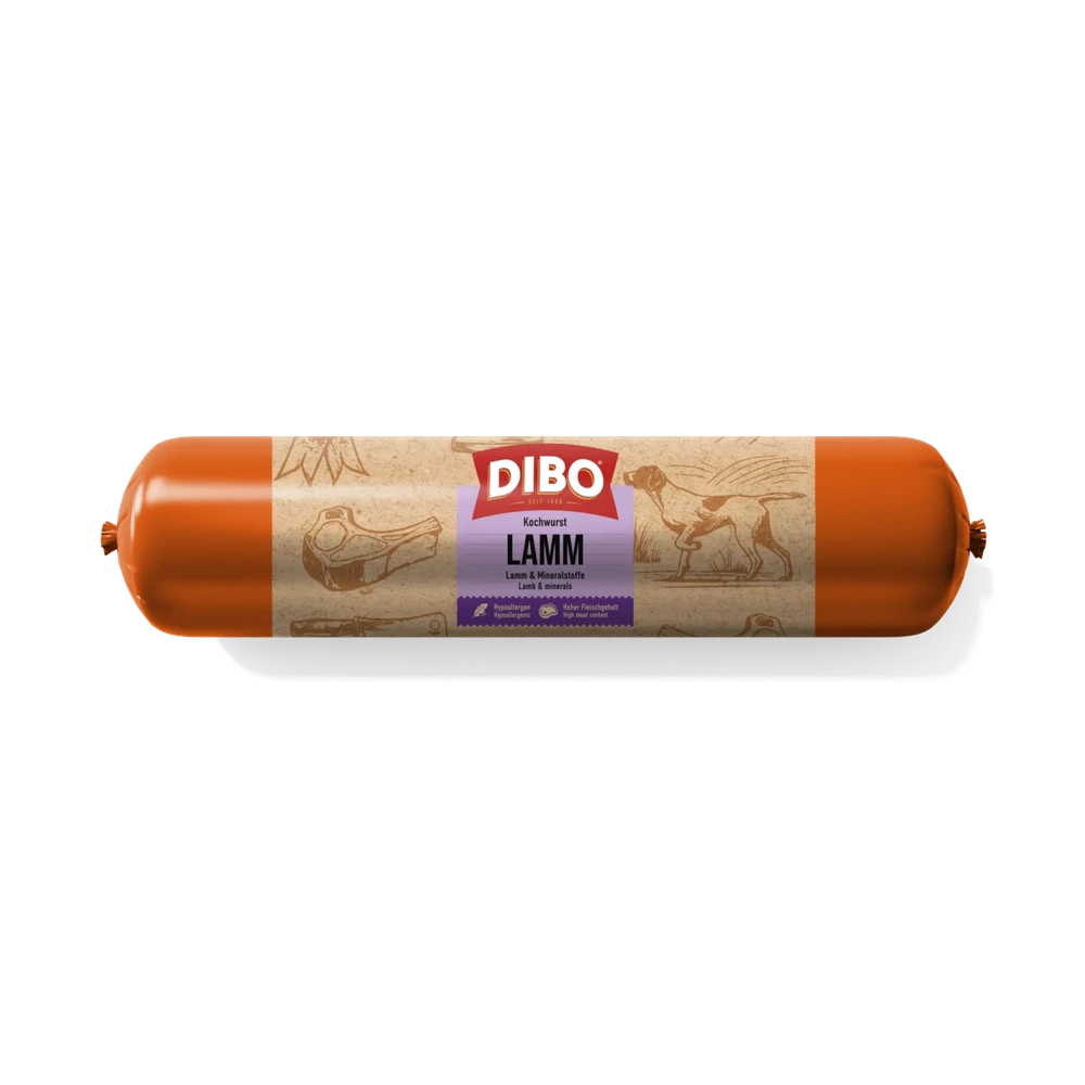 DIBO Kochwurst Pur Lamm 800 gr