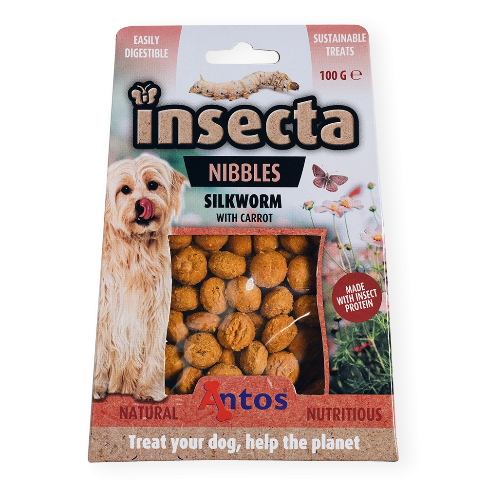 Insecta Nibbles Seidenspinner & Karotte 100 gr