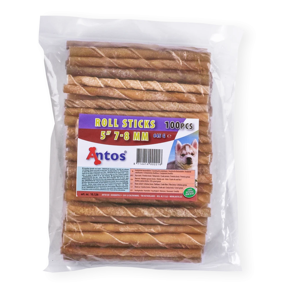 Rinderhaut Kaurollen 5'' 7-8 mm 100 Stück