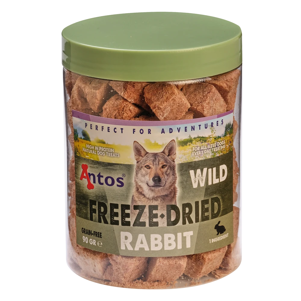 WILD Gefriergetrocknetes Kaninchen 90 gr