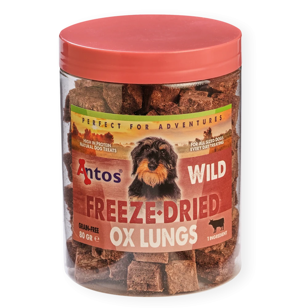 WILD Gefriergetrocknete Ochsenlungen 80 gr