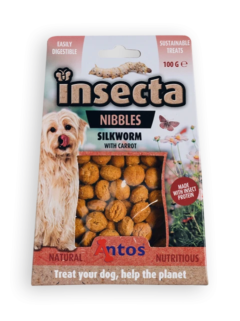 Insecta Nibbles Seidenspinner & Karotte 100 gr