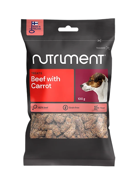 Nutriment Rind & Karotte – Leckerli 100 gr