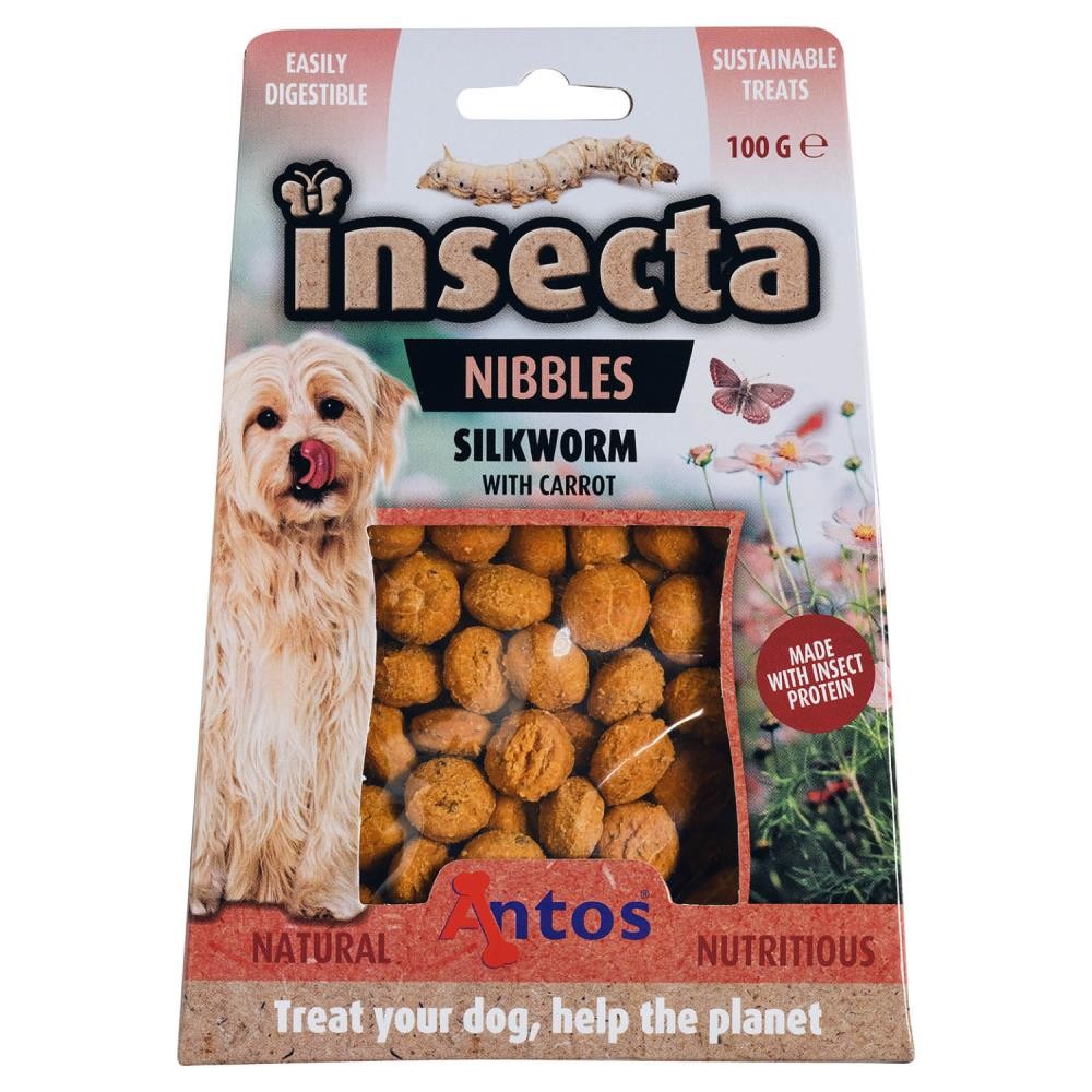 Insecta Nibbles Seidenspinner & Karotte 100 gr