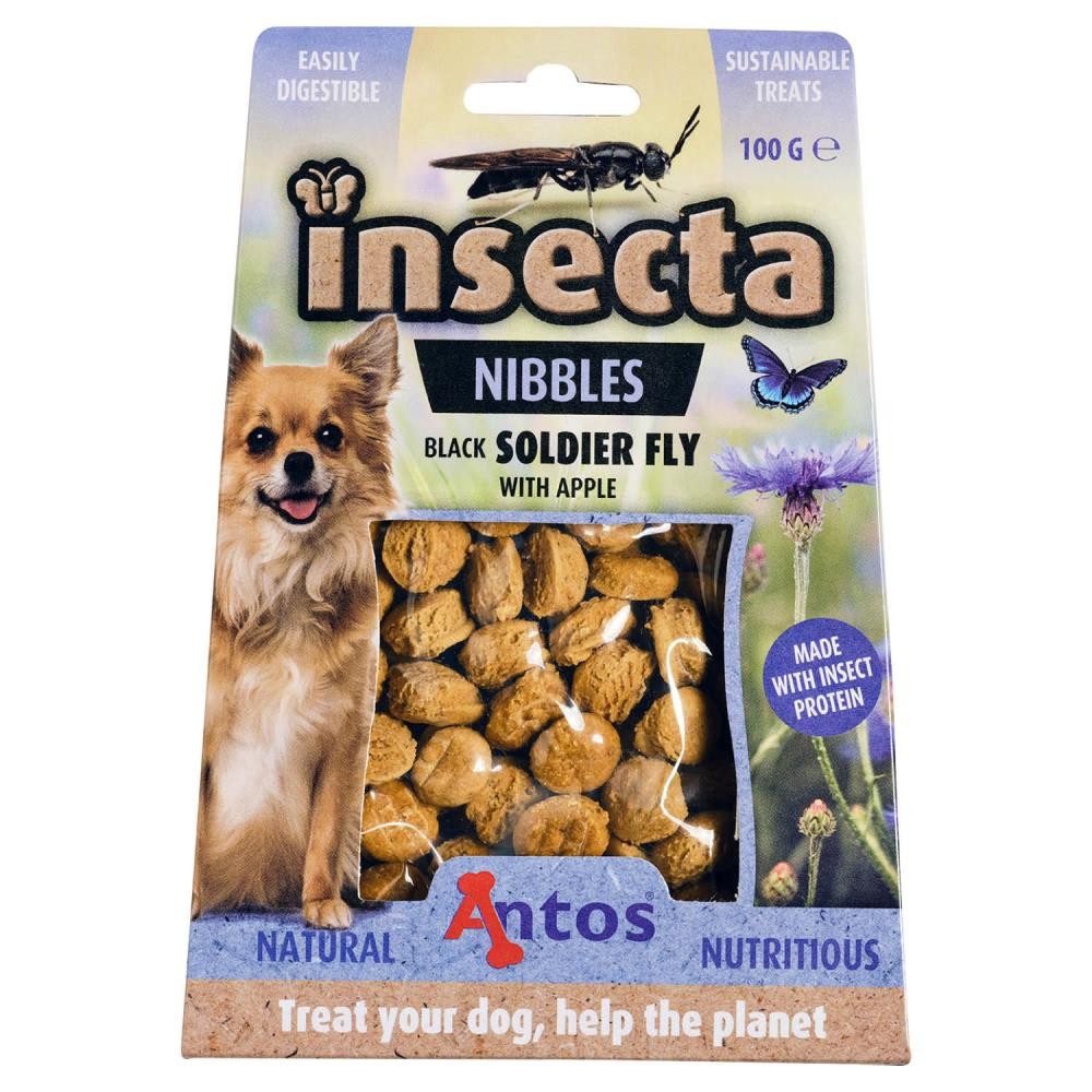 Insecta Nibbles Schwarze Soldatenfliege & Apfel 100 gr