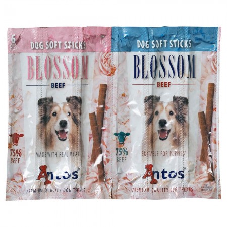 Dog Soft Sticks Blossom Rind 6 Stück