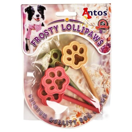 Frostige Pfoten-Lollis 4 Stück