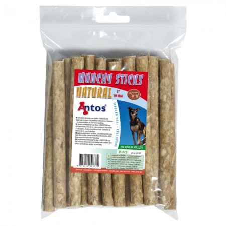 Munchy Sticks 5" 10 mm Natur 25 Stück